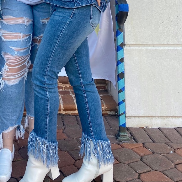 Forever 21 Fringe Denim - Picture 2 of 6